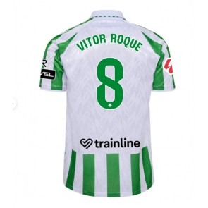 Real Betis Vitor Roque #8 Domácí Dres 2024-25 Krátký Rukáv